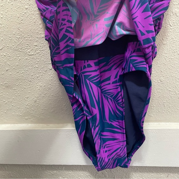 Purple & Teal Old Navy Swimsuit - Picture 5 of 6